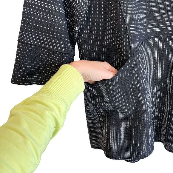 Habitat Stripe Pocket Black  Top - Picture 7 of 7